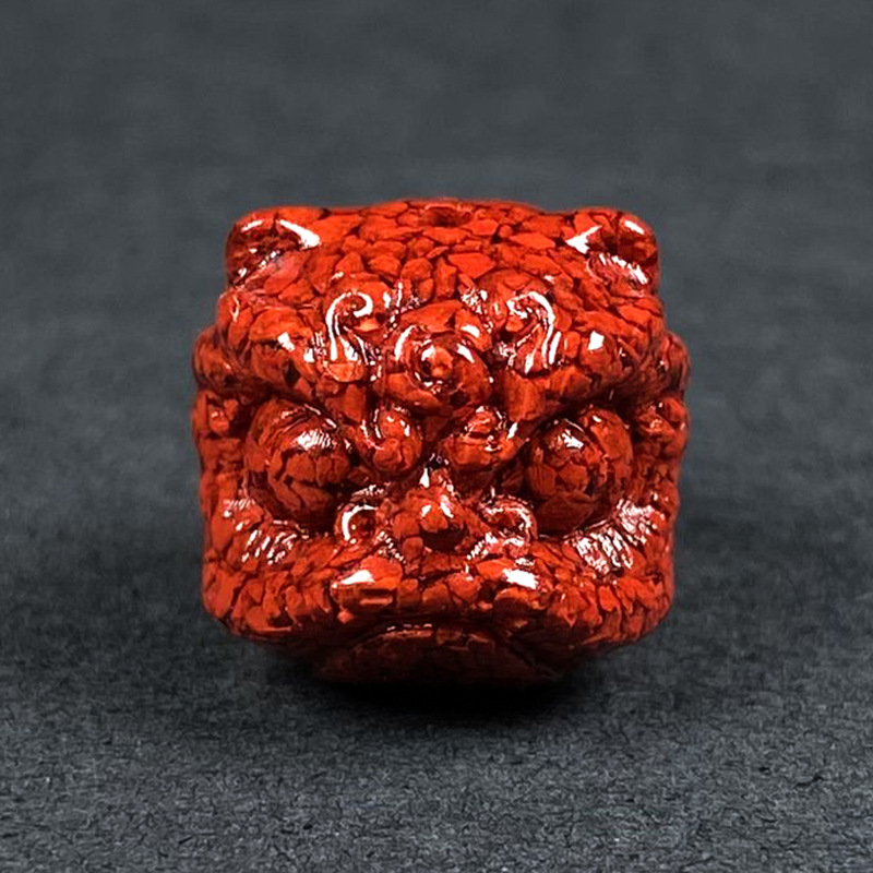 Earrings - 10 adet Doğal Cinnabar Kristal Aslan