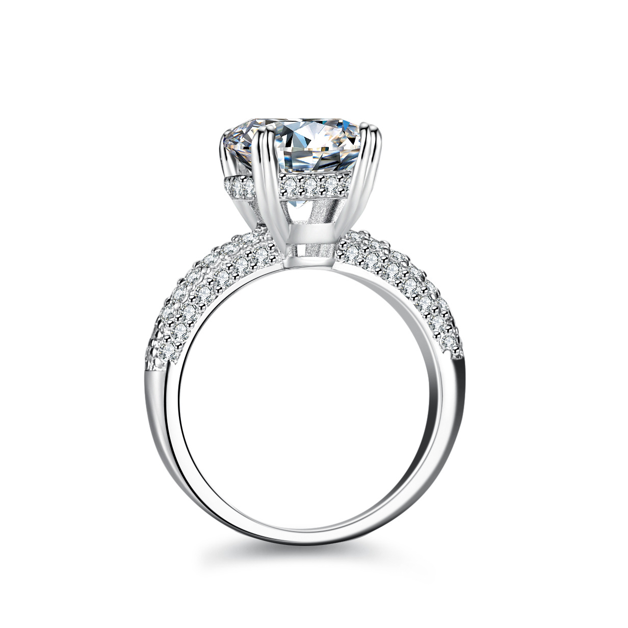 Kadınlar için Alien 18 Ayar Al - Moissanite Engagement Ring 1 Carat incelemesi ve fiyatı