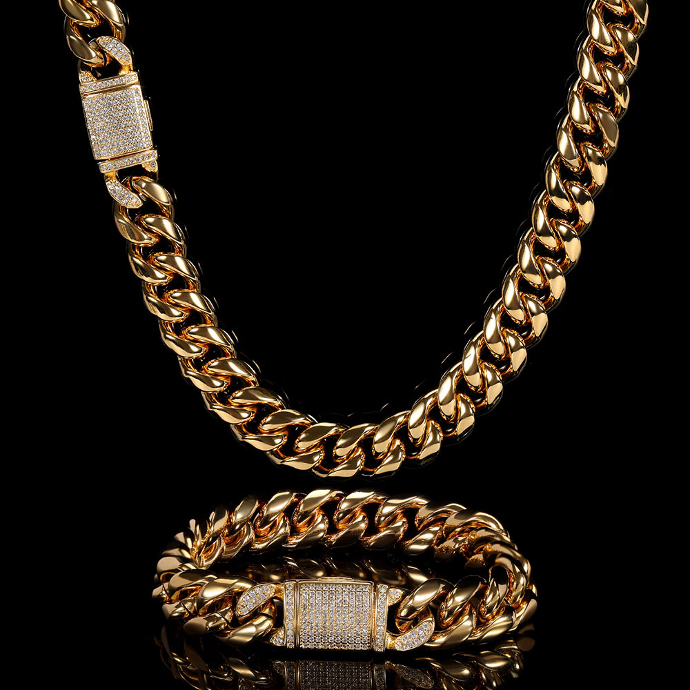 12mm Miami erkek küba Link zin - Cuban Link Chain 12Mm incelemesi ve fiyatı