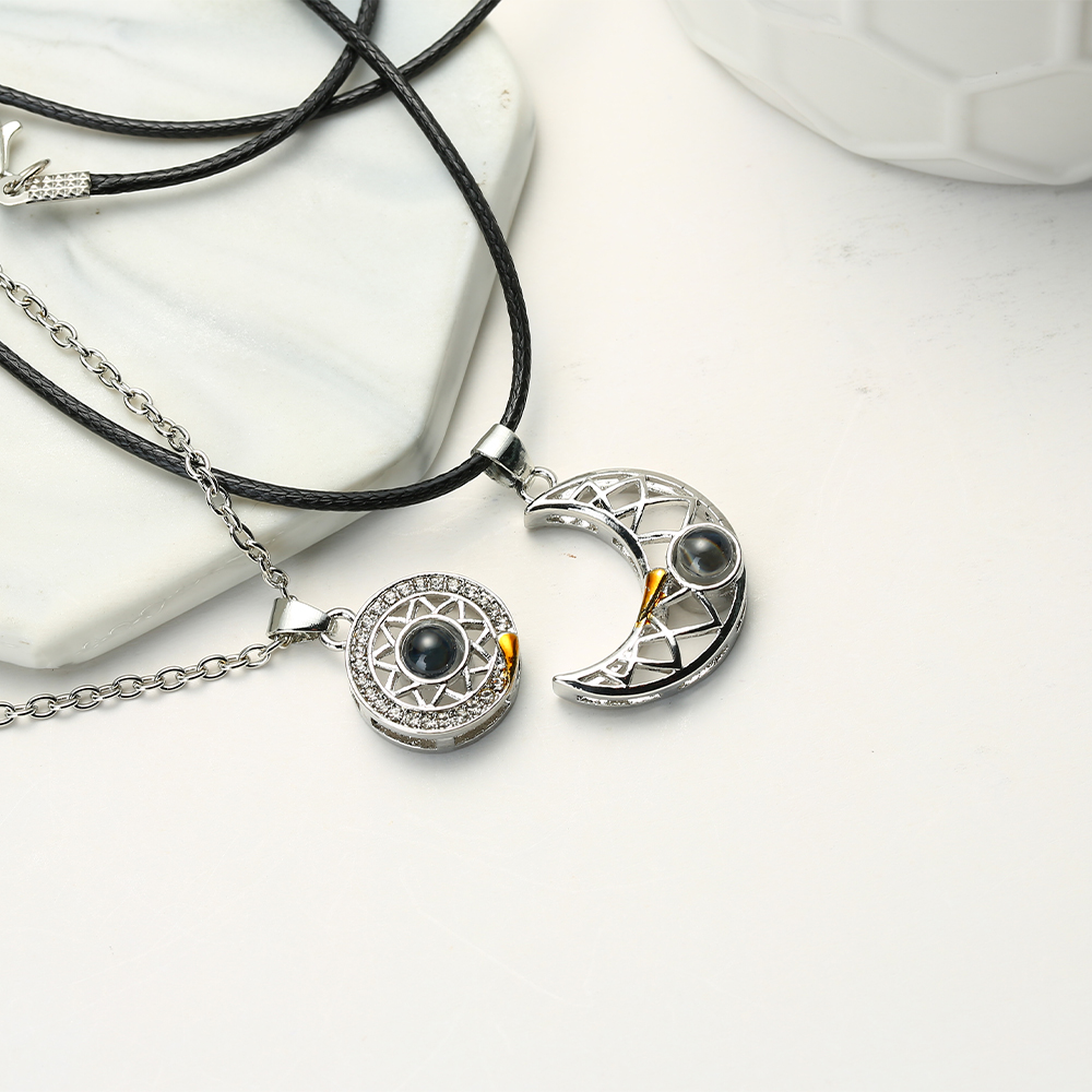Moda çift eşleştirme kolye içi - Magnetic Couple Matching Necklaces incelemesi ve fiyatı
