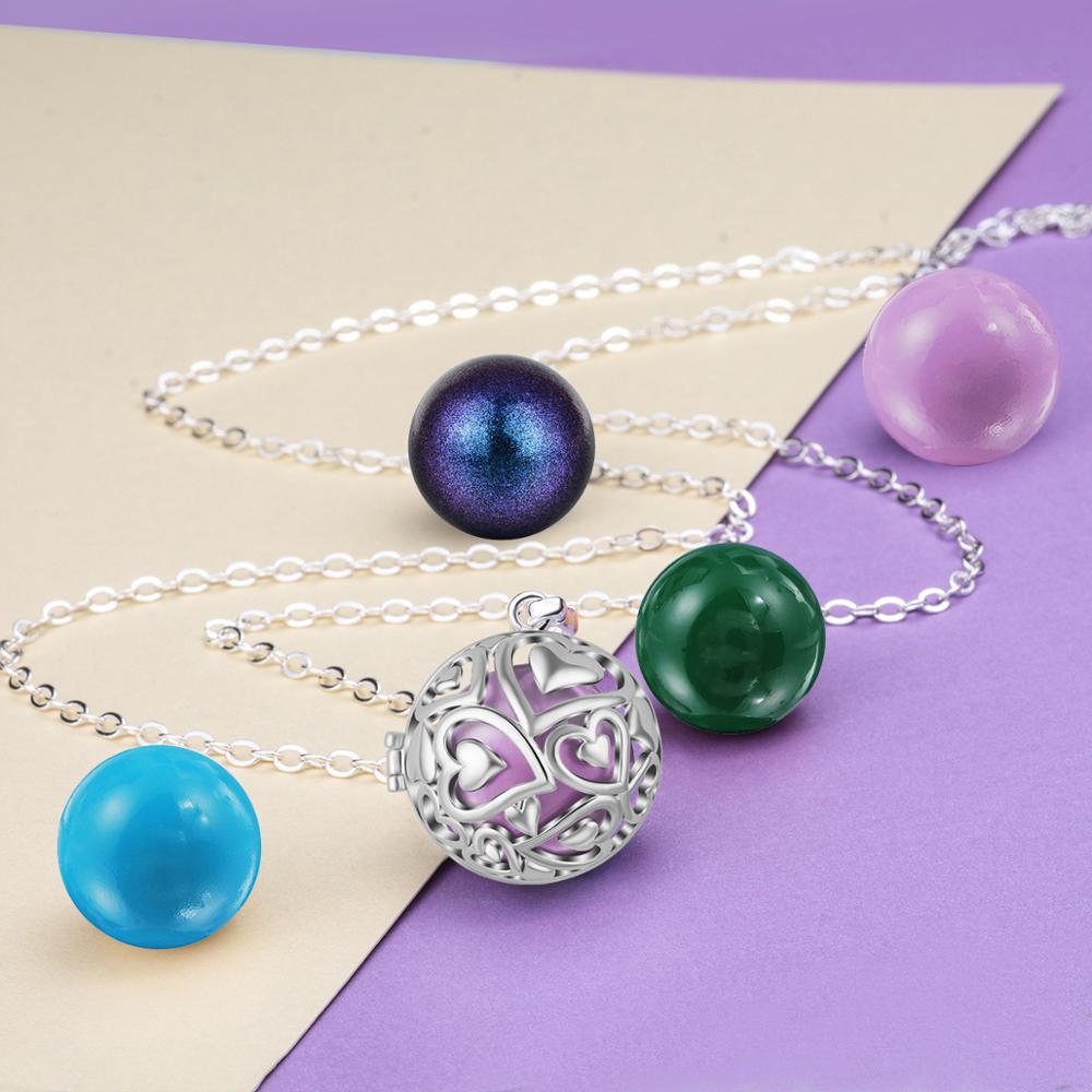 Eudora 20mm Harmony Topu Kolye - Heart Locket Necklace Photo incelemesi ve fiyatı