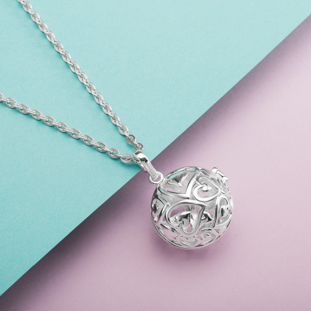 Eudora 20mm Harmony Topu Kolye - Heart Locket Necklace Photo incelemesi ve fiyatı
