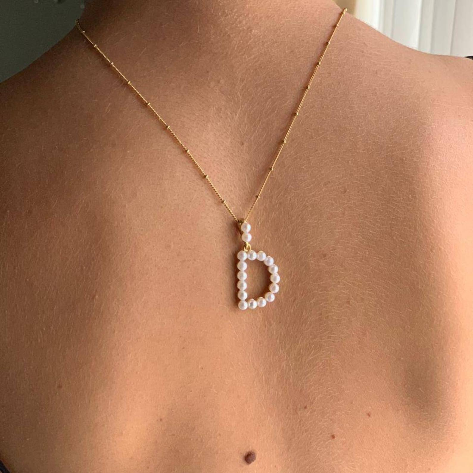 Inci ilk katmanlama kolye İlk  - Custom Name Necklace Stainless Steel incelemesi ve fiyatı