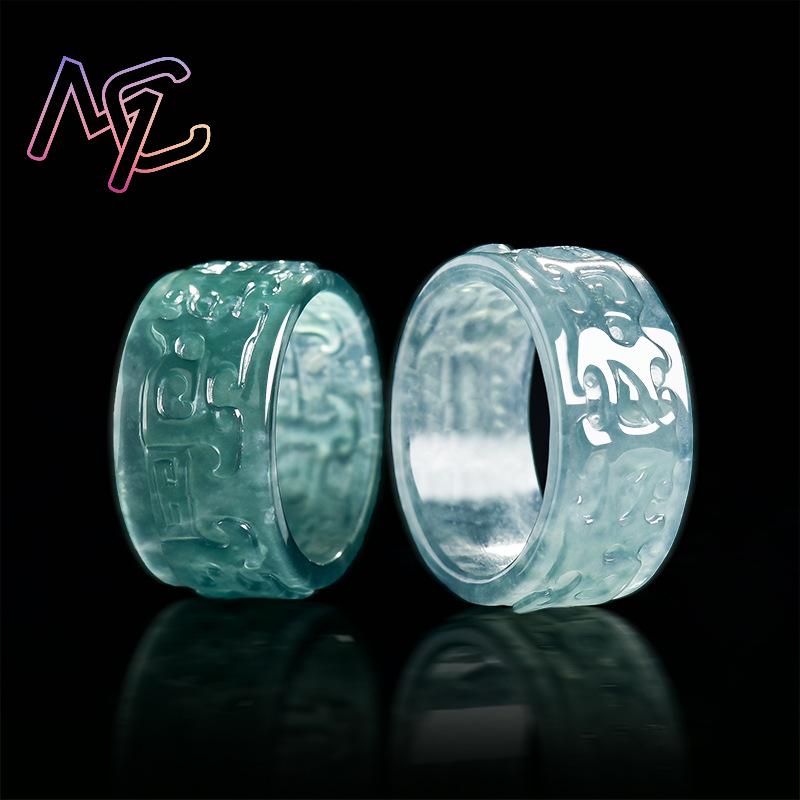 Myanmar Jadeite Taotie Yüzük M - Rings incelemesi ve fiyatı
