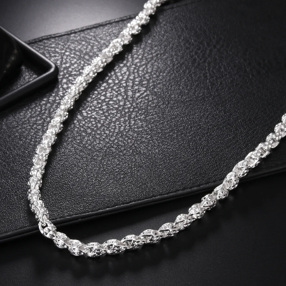 Sıcak takılar 925 Ayar Gümüş 5 - 925 Sterling Silver Chain Necklace Men incelemesi ve fiyatı