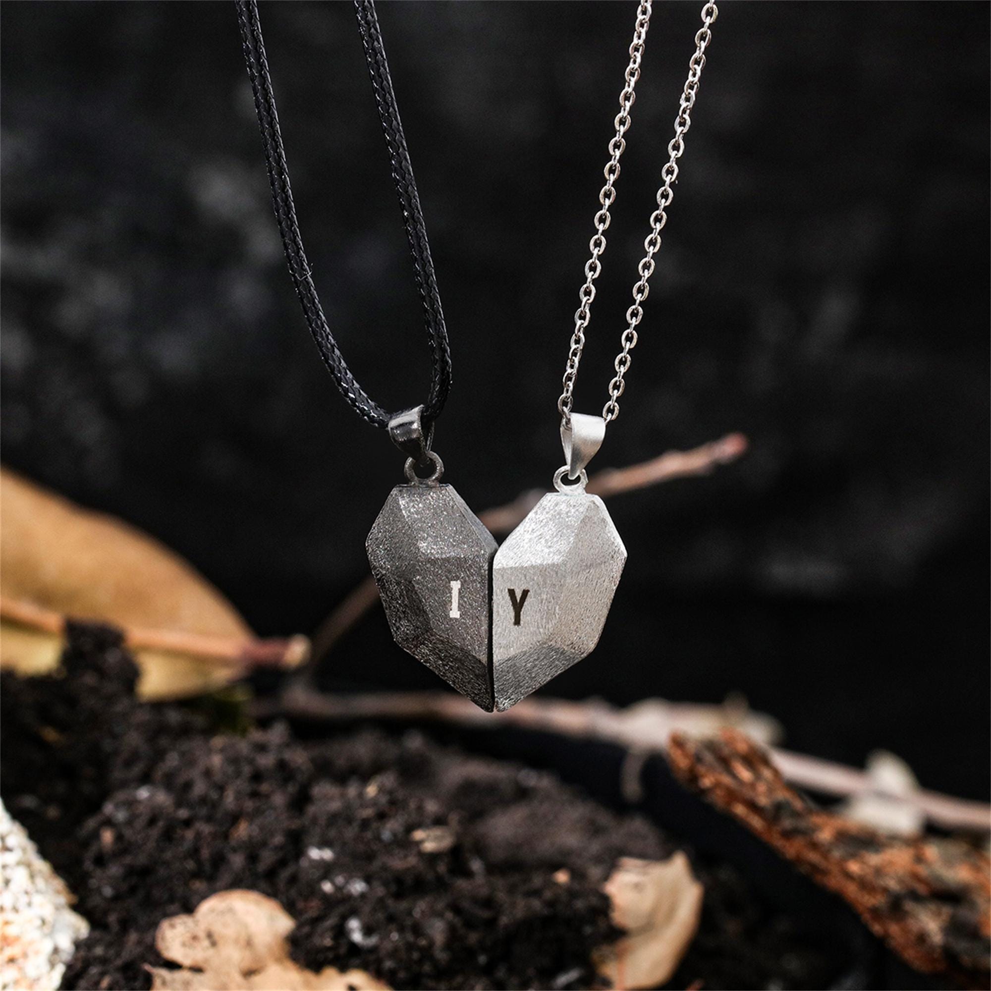 Özel çift manyetik kalp kolye  - Magnetic Couple Matching Necklaces incelemesi ve fiyatı