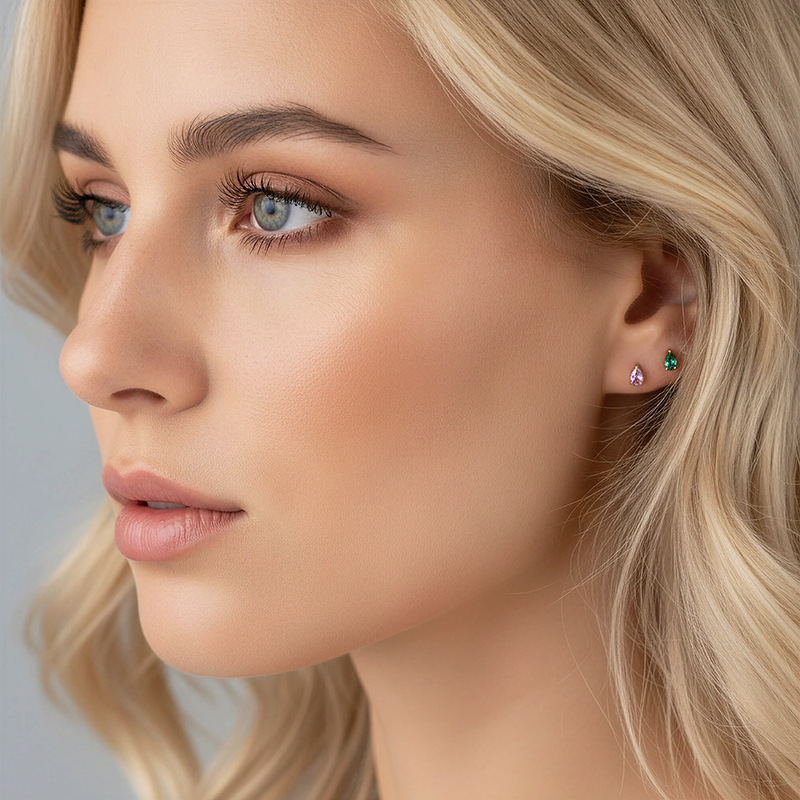 1PC G23 Titanyum 16G Su Damlas - Earrings incelemesi ve fiyatı