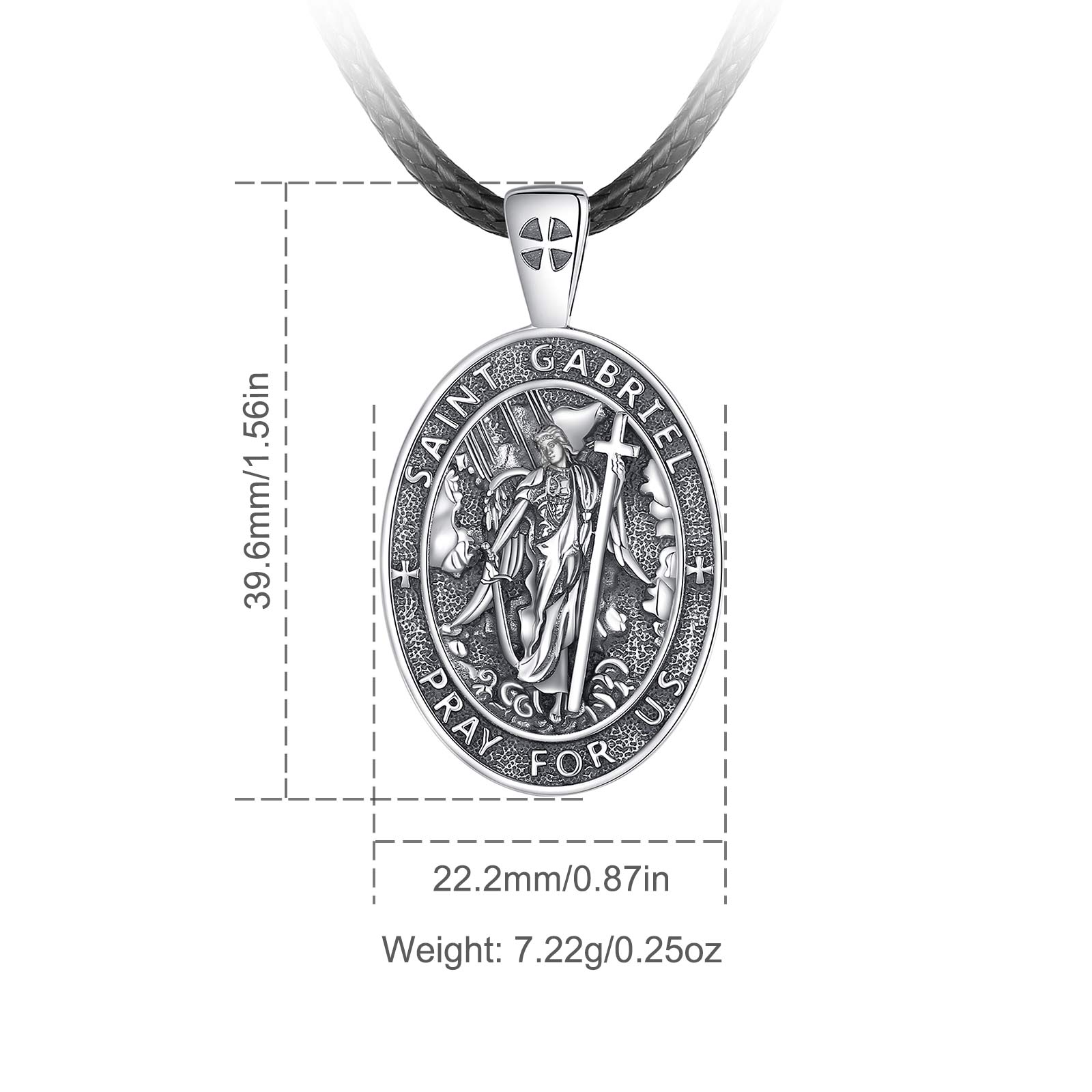 Eudora 925 ayar gümüş St. Gabr - 925 Sterling Silver Chain Necklace Men incelemesi ve fiyatı