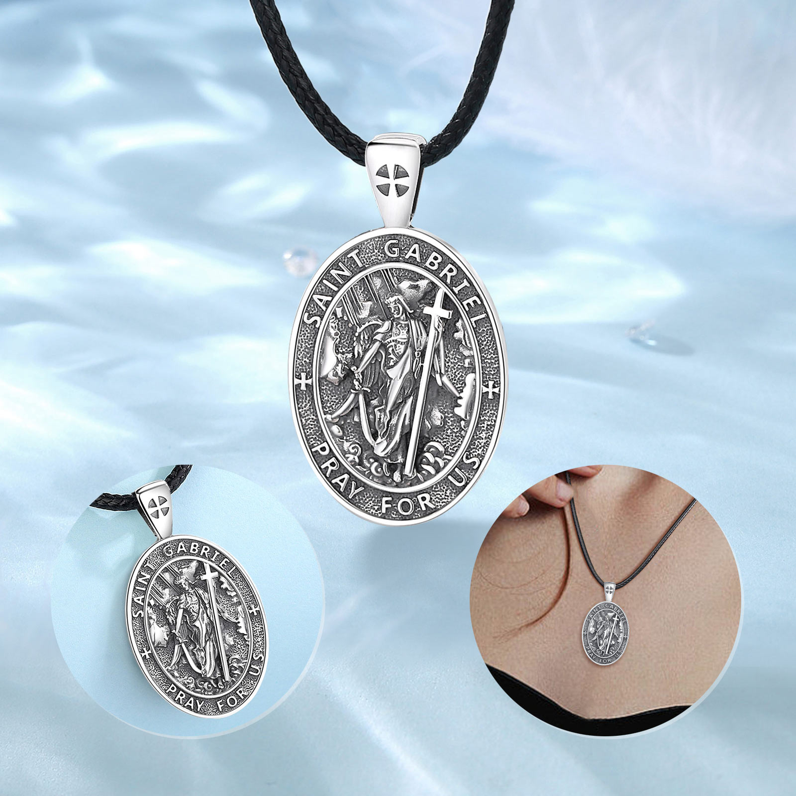 Eudora 925 ayar gümüş St. Gabr - 925 Sterling Silver Chain Necklace Men incelemesi ve fiyatı