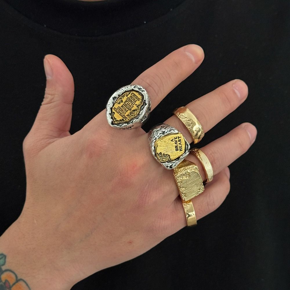 Parmak Yüzükleri Seti, 6 Adet/ - Vintage Punk Knuckle Rings Set incelemesi ve fiyatı